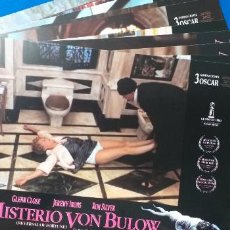 Cine: 12 FOTOCROMOS. EL MISTERIO VON BULOW. BARBET SCHROEDER, 1990. JEREMY IRONS, GLENN CLOSE.