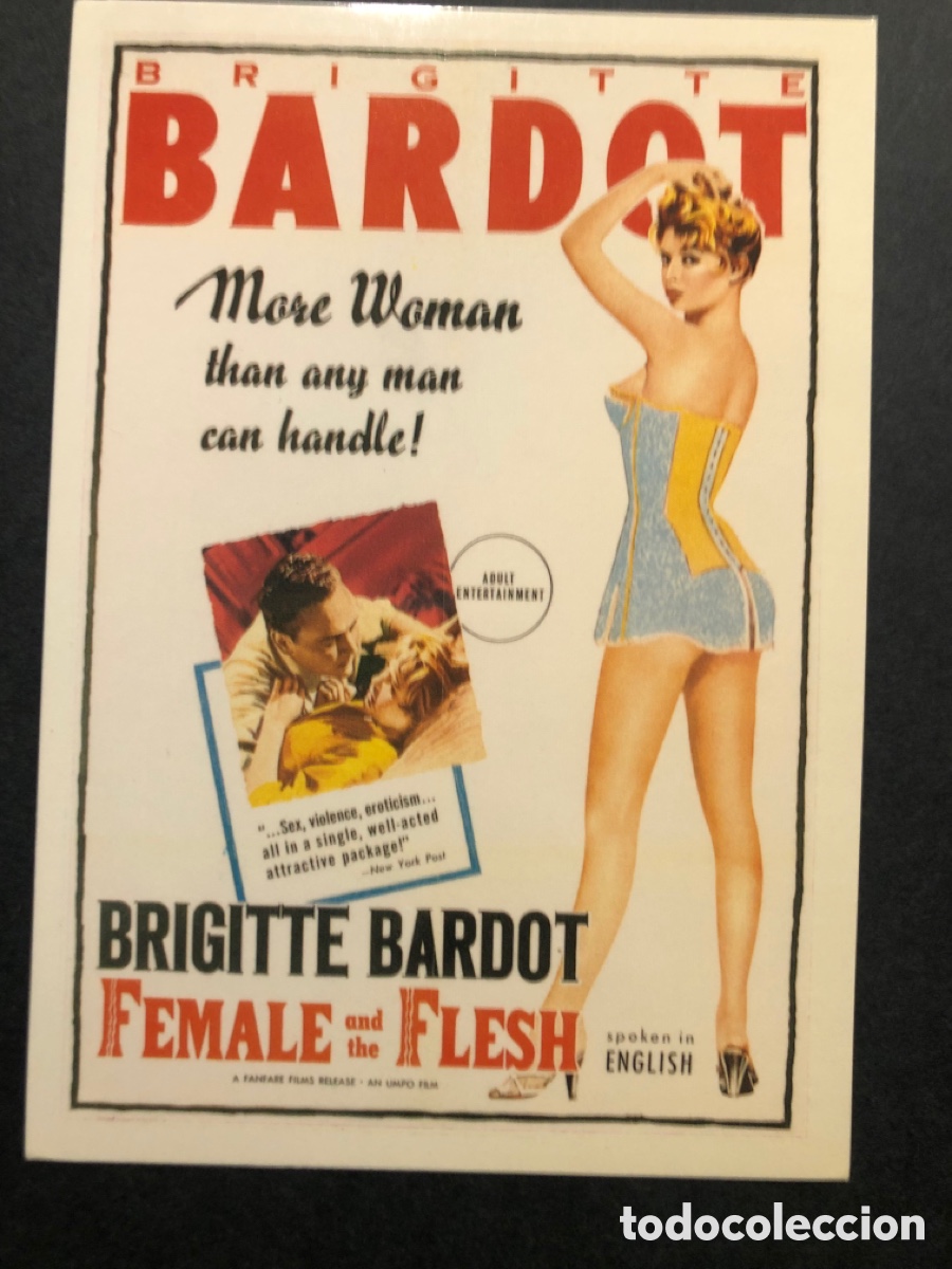 Cine: Tarjeta postal la luz de enfrente Brigitte Bardot