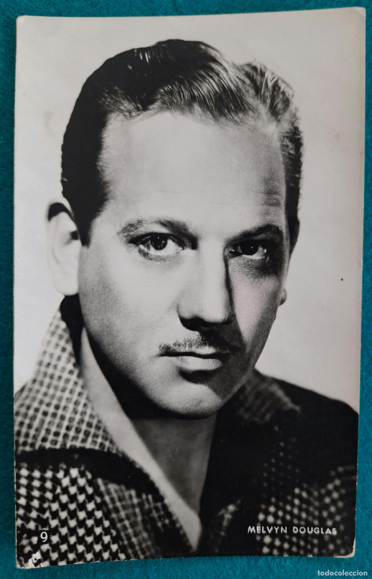 Cinema: RW POSTAL ARTISTA CINE ACTOR MELVYN DOUGLAS PA30