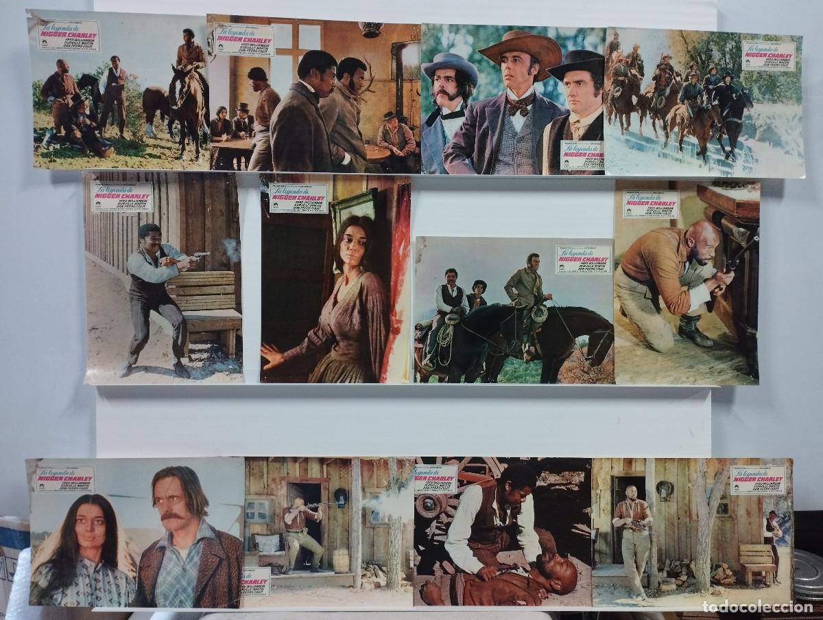 Cinema: LA LEYENDA DE NIGGER CHARLEY. FRED WILLIAMSON. 12 FOTOCROMOS