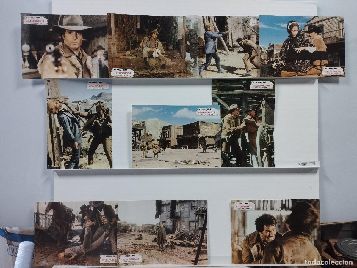 Cine: CALIFORNIA. GIULIANO GEMMA. 10 FOTOCROMOS