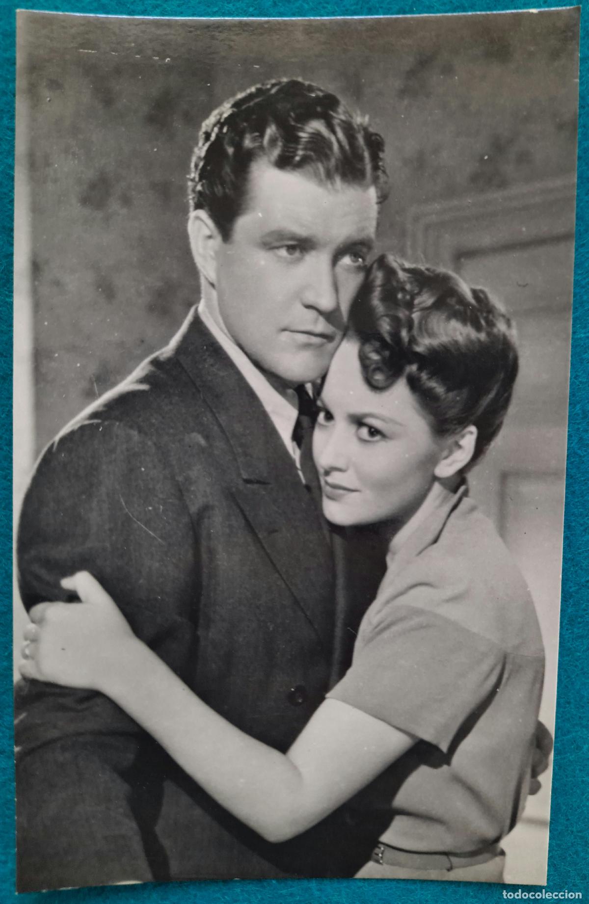 Cinema: RW POSTAL ARTISTA CINE ACTORES DENIS MORGAN Y OLIVIA DE HAVILLAND PA55