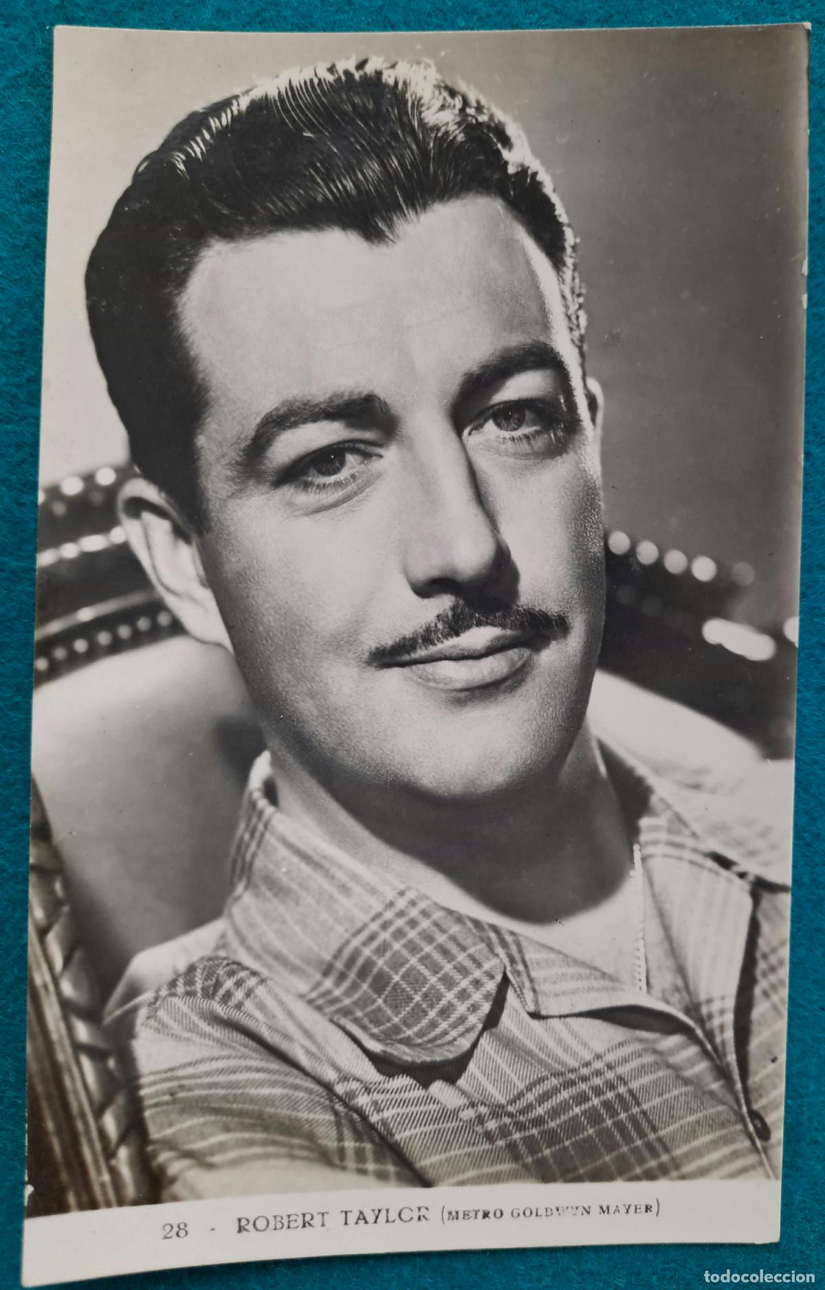 Cine: RW POSTAL ARTISTA CINE ACTOR ROBERT TAYLOR METRO GOLDWYN MAYER PA84