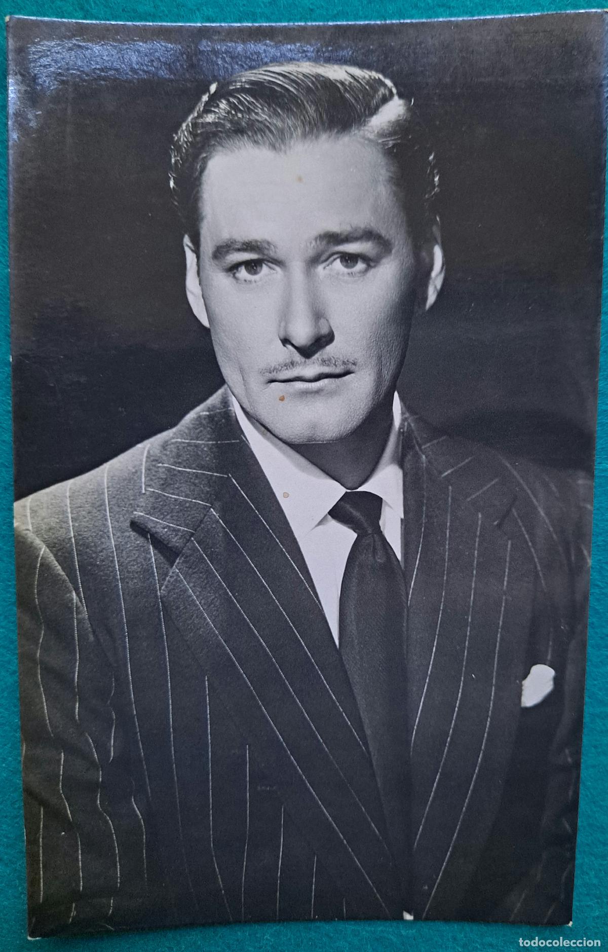 Cine: RW POSTAL ARTISTA CINE ACTOR ERROL FLYNN WARNER BROS PA169