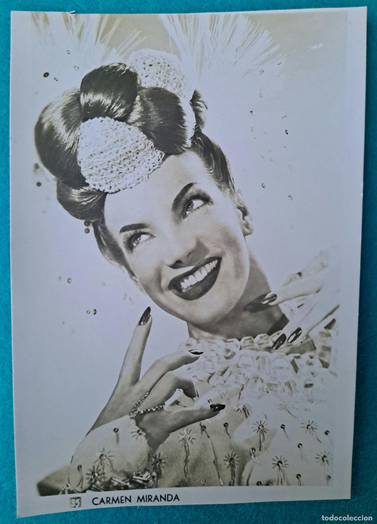 Cinema: RW POSTAL ARTISTA CINE ACTRIZ CARMEN MIRANDA PA183