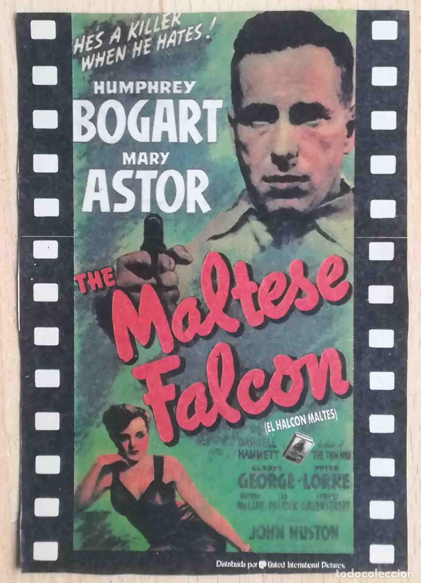 Cine: El halc&oacute;n malt&eacute;s. John Huston 1941 (Humphrey Bogart, Mary Astor) Programa de mano revista
