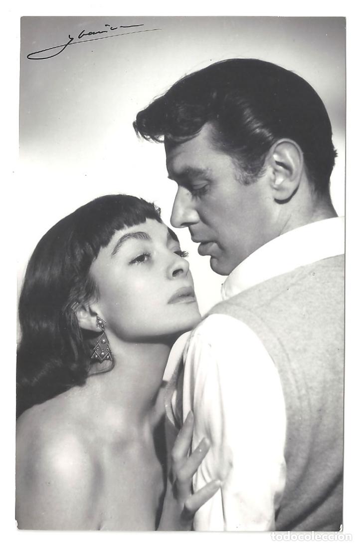 Cin&eacute;ma: FJC 0182 SILVIA MORGAN PETER DAMON FOTO B/N ORIGINAL ESPA&Ntilde;OLA FOTOGRAFO IBA&Ntilde;EZ