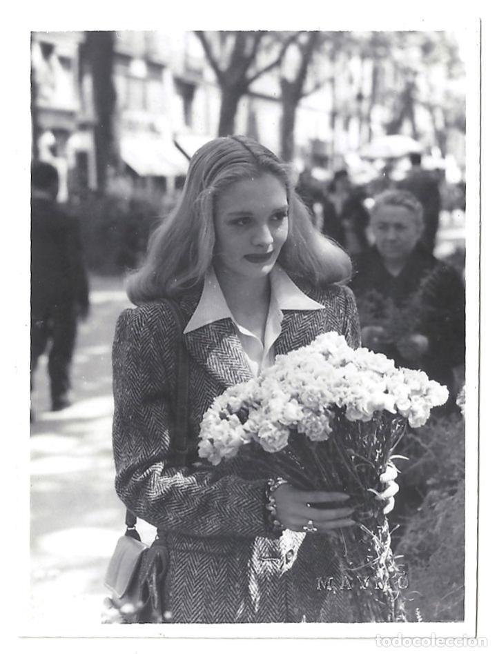 Cin&eacute;ma: FJC 0183 SILVIA MORGAN FOTO B/N ORIGINAL ESPA&Ntilde;OLA FOTOGRAFO MAYMO
