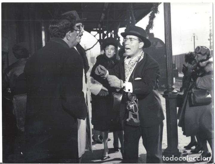 Kino: FJC 0223 JOSE LUIS LOPEZ VAZQUEZ AMELIA DE LA TORRE PLACIDO FOTO B/N ORIGINAL ESPA&Ntilde;OLA