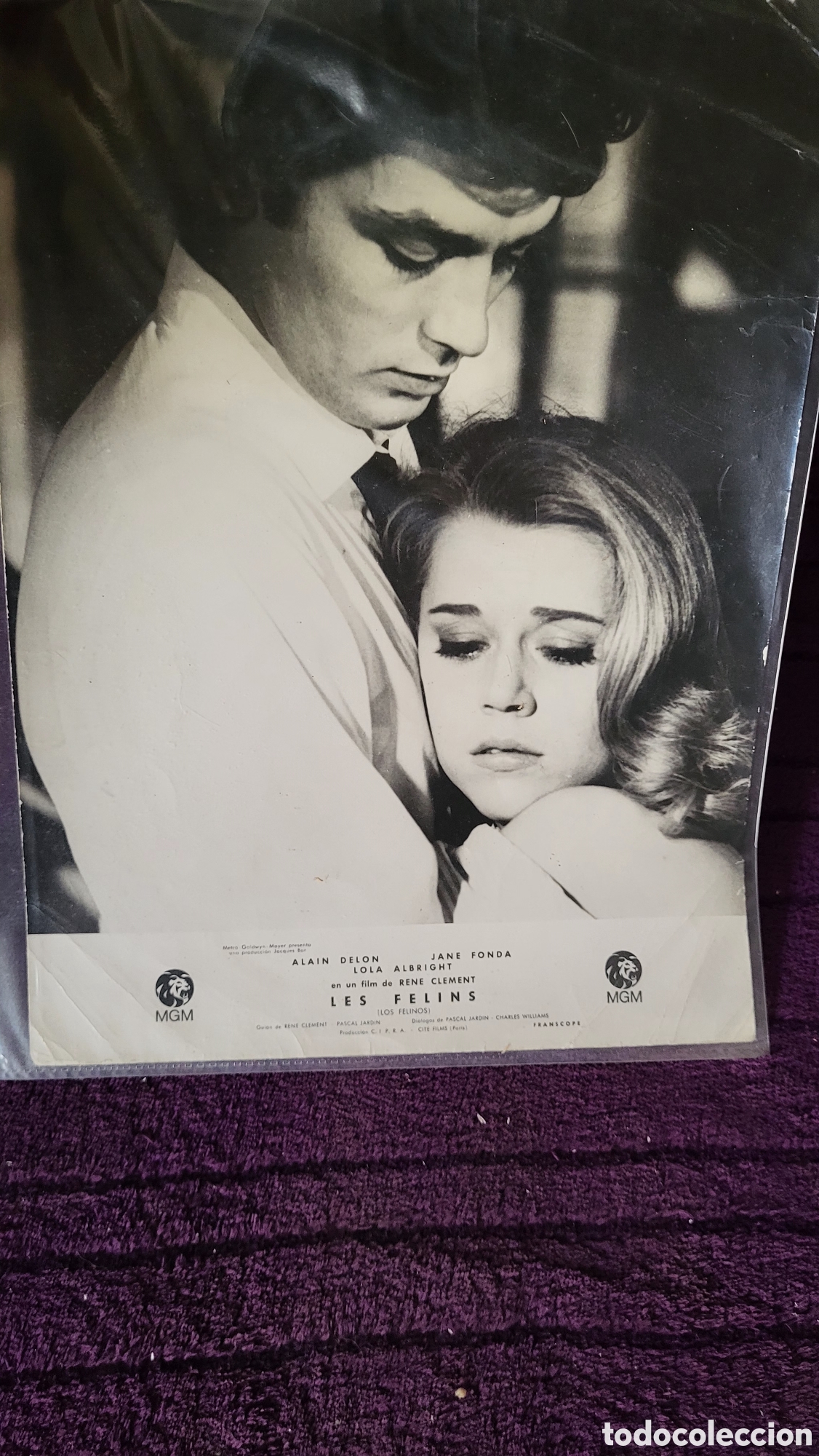 Cinema: Fotograf&iacute;a antigua Cine Alain Delon