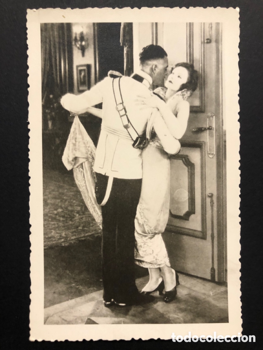 Cine: Antigua tarjeta postal Greta garbo A