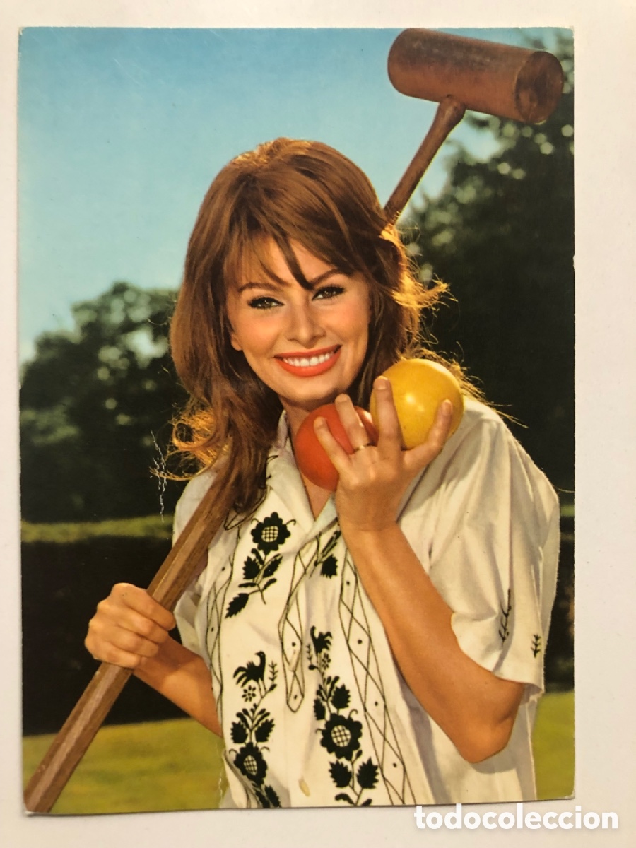 Cine: Tarjeta postal de sofia loren