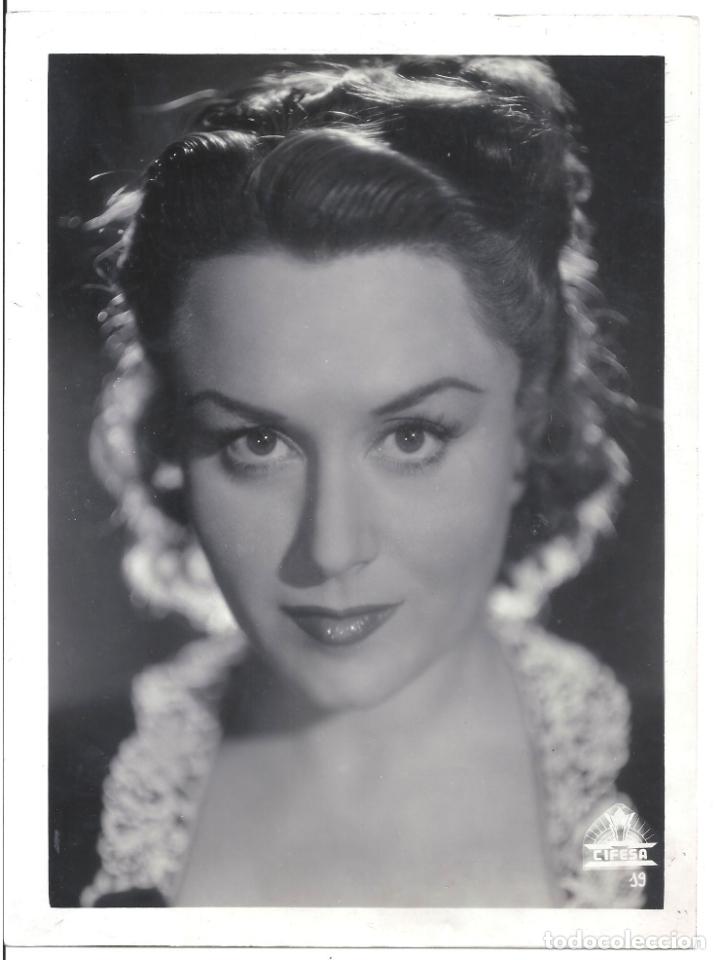 Cin&eacute;ma: FJC 0253 PAOLA BARBARA FOTO B/N ORIGINAL ESPA&Ntilde;OLA