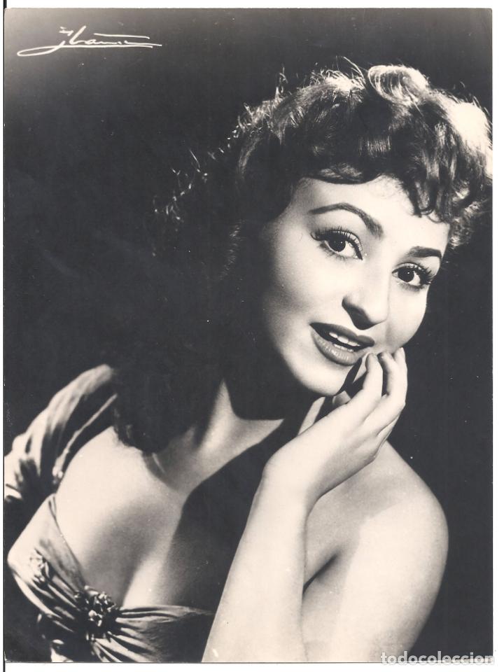 Cine: FJC 0275 MARUJITA DIAZ FOTO B/N ORIGINAL ESPA&Ntilde;OLA FOTOGRAFO IBA&Ntilde;EZ