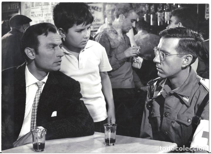 Cin&eacute;ma: FJC 0312 TONY LEBLANC LUIS MORRIS TRES DE LA CRUZ ROJA FOTO B/N ORIGINAL ESPA&Ntilde;OLA FOTOGRAFO BENITEZ