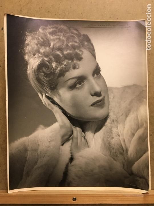 Cine: FJC 0347 MERCEDES VECINO FOTO B/N ORIGINAL ESPA&Ntilde;OLA FOTOGRAFO BATLLES COMPTE