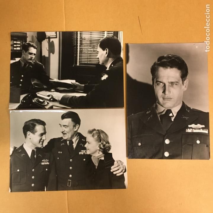 Cine: F34895 PAUL NEWMAN ANNE FRANCIS TRAIDOR A SU PATRIA 3 FOTOS B/N ORIGINALES ESPA&Ntilde;OLAS