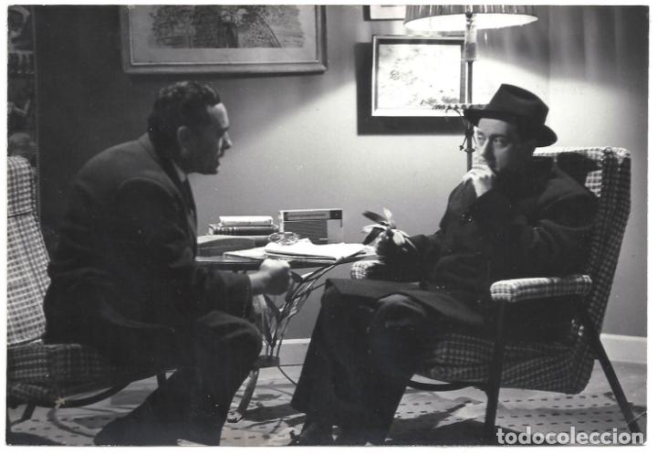 Cinema: F34769 JOSE LUIS LOPEZ VAZQUEZ FRANCISCO PROSPER DIRECTOR RODAJE FOTO B/N ORIGINAL ESPA&Ntilde;OLA