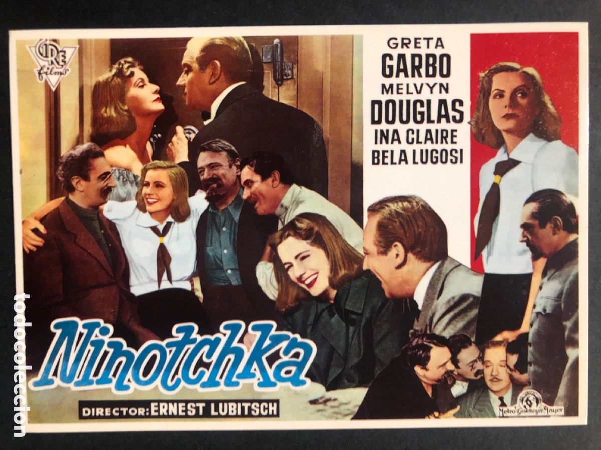 Cine: Tarjeta postal Greta garbo ninotchka