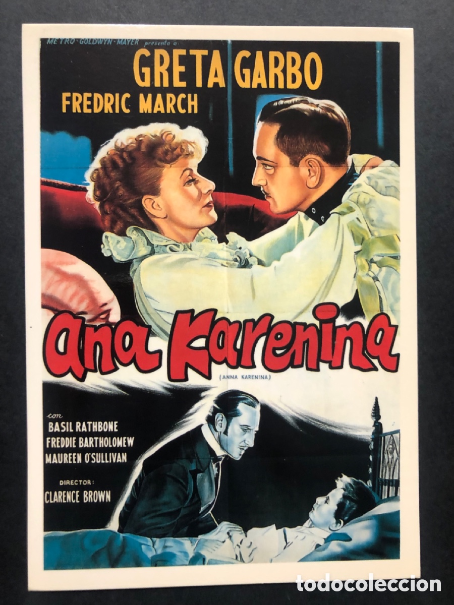 Cine: Tarjeta postal Greta garbo anna Karenina