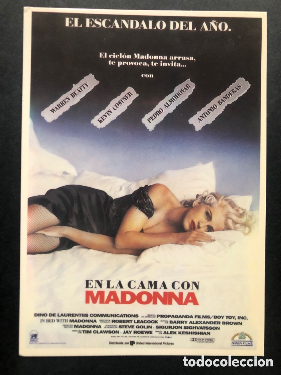 Cine: Tarjeta postal en la cama con Madonna