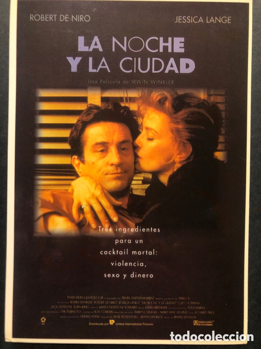 Cine: Tarjeta postal Robert de Niro la noche y la ciudad
