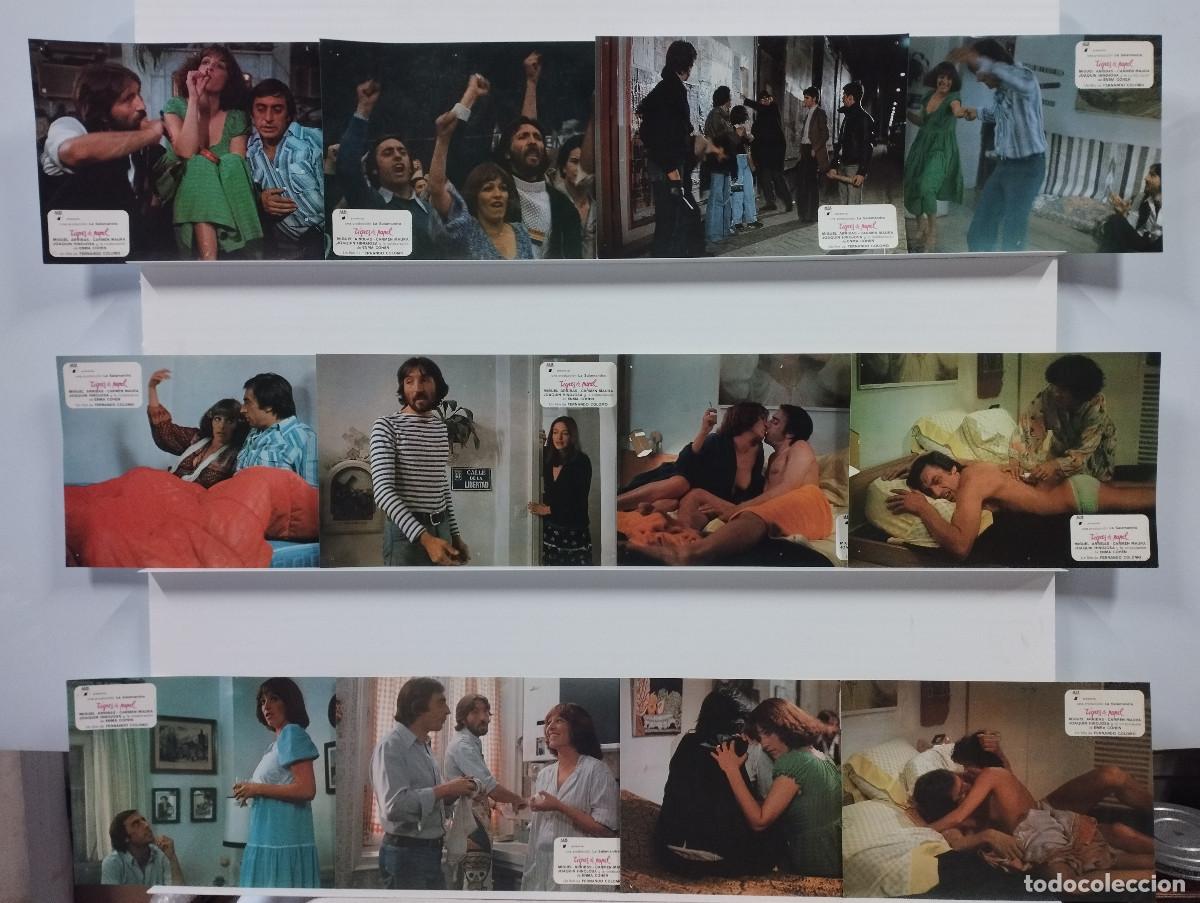 Kino: TIGRES DE PAPEL. FERNANDO COLOMO, CARMEN MAURA, EMMA COHEN. 12 FOTOCROMOS