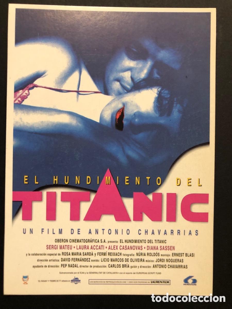 Cine: Tarjeta postal lauren films el hundimiento del titanic sergi mateu