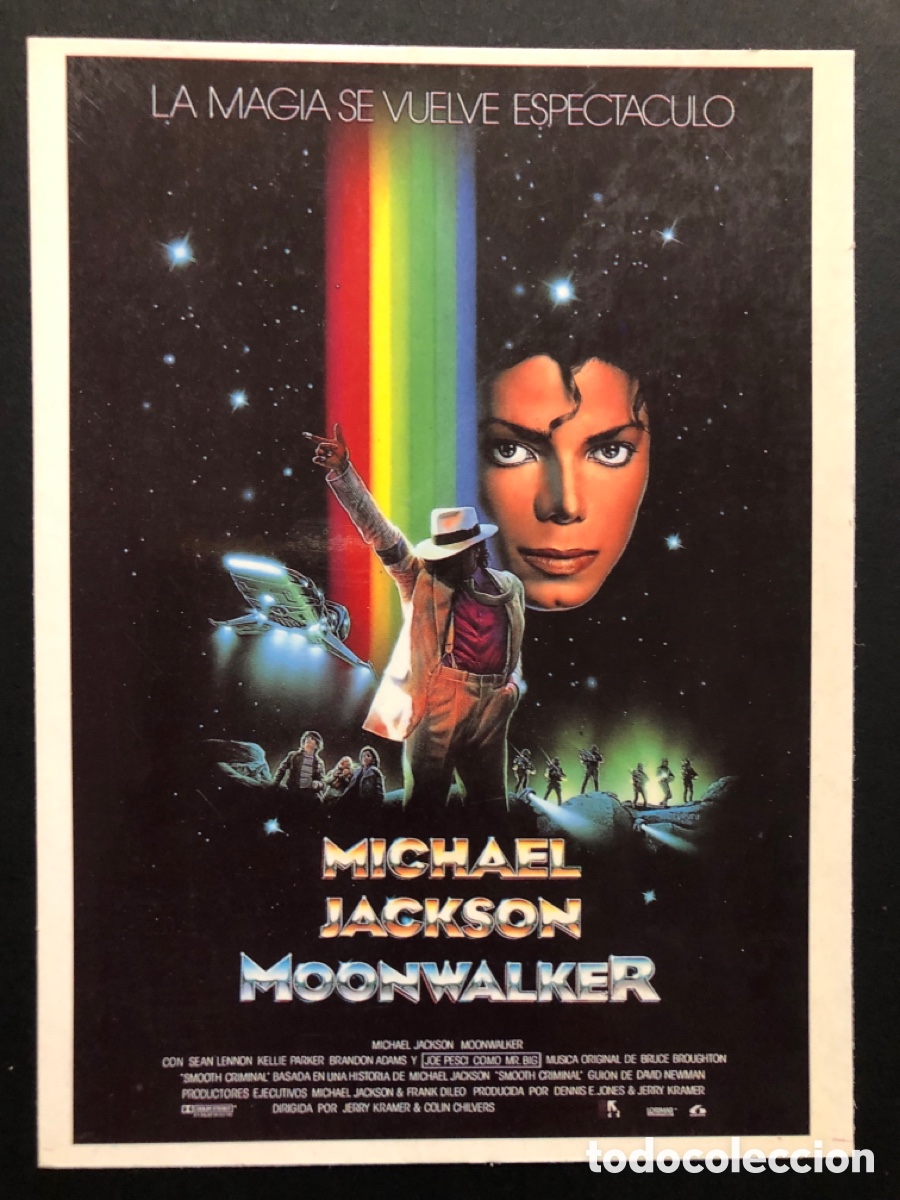 Cine: Tarjeta lauren films michael jackson moonwalker