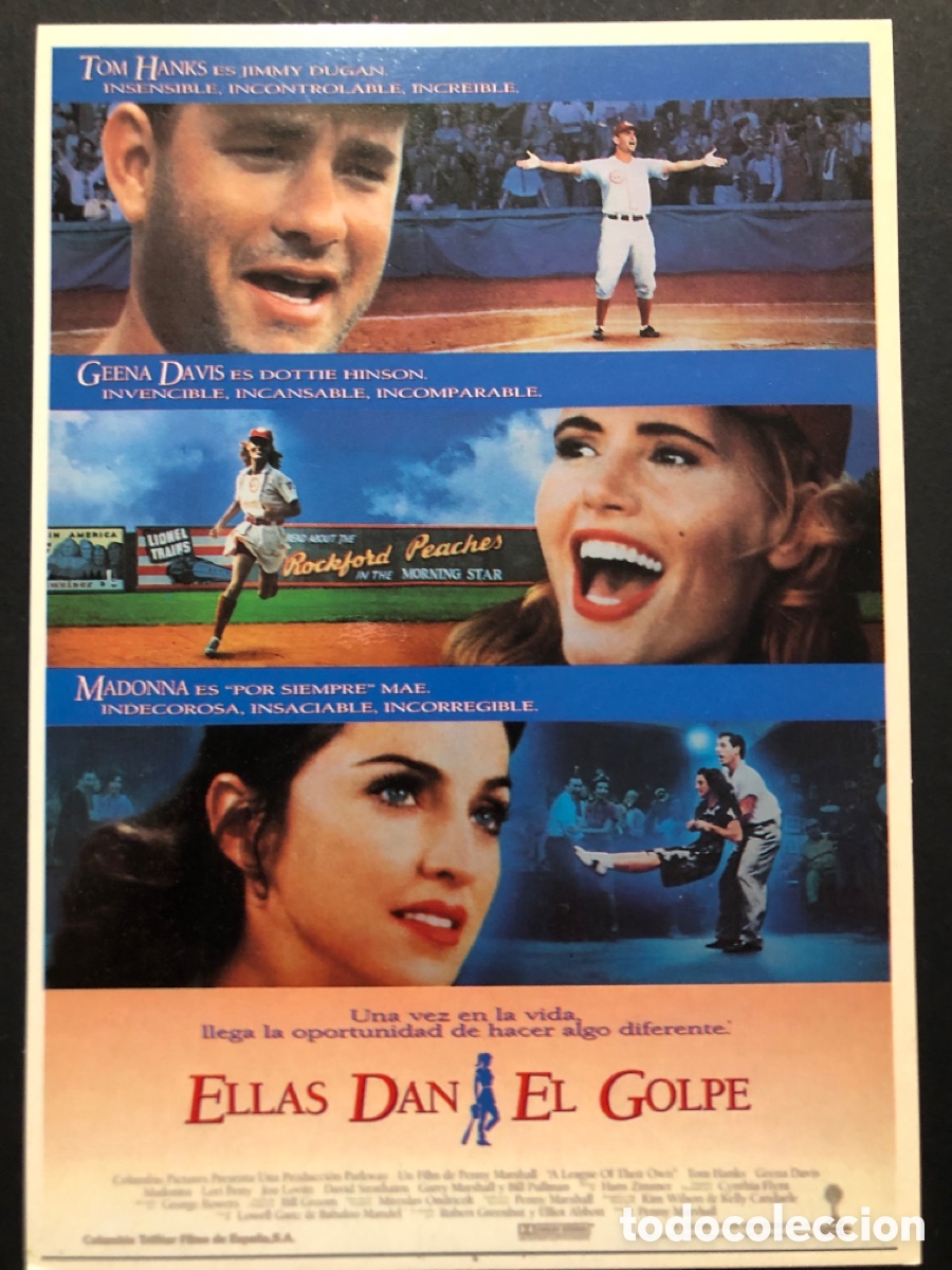 Cine: Tarjeta postal tom hanks madonna ellas dan el golpe