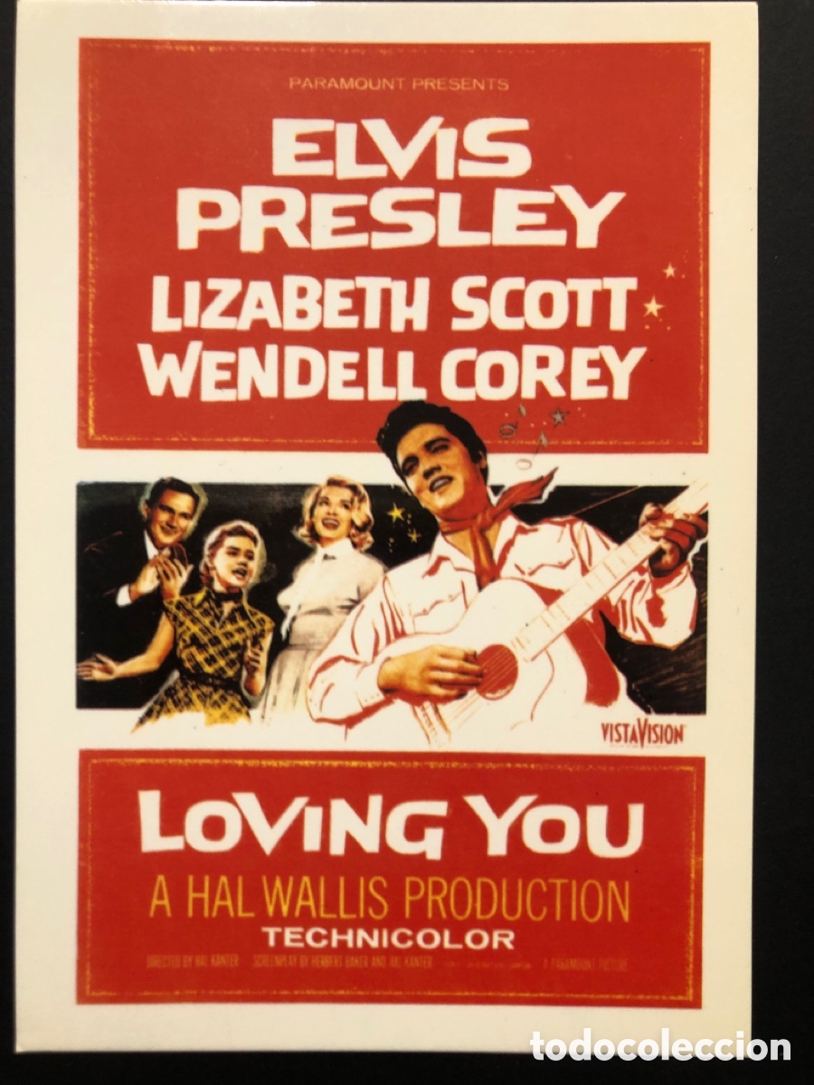 Cine: Tarjeta postal living you elvis presley