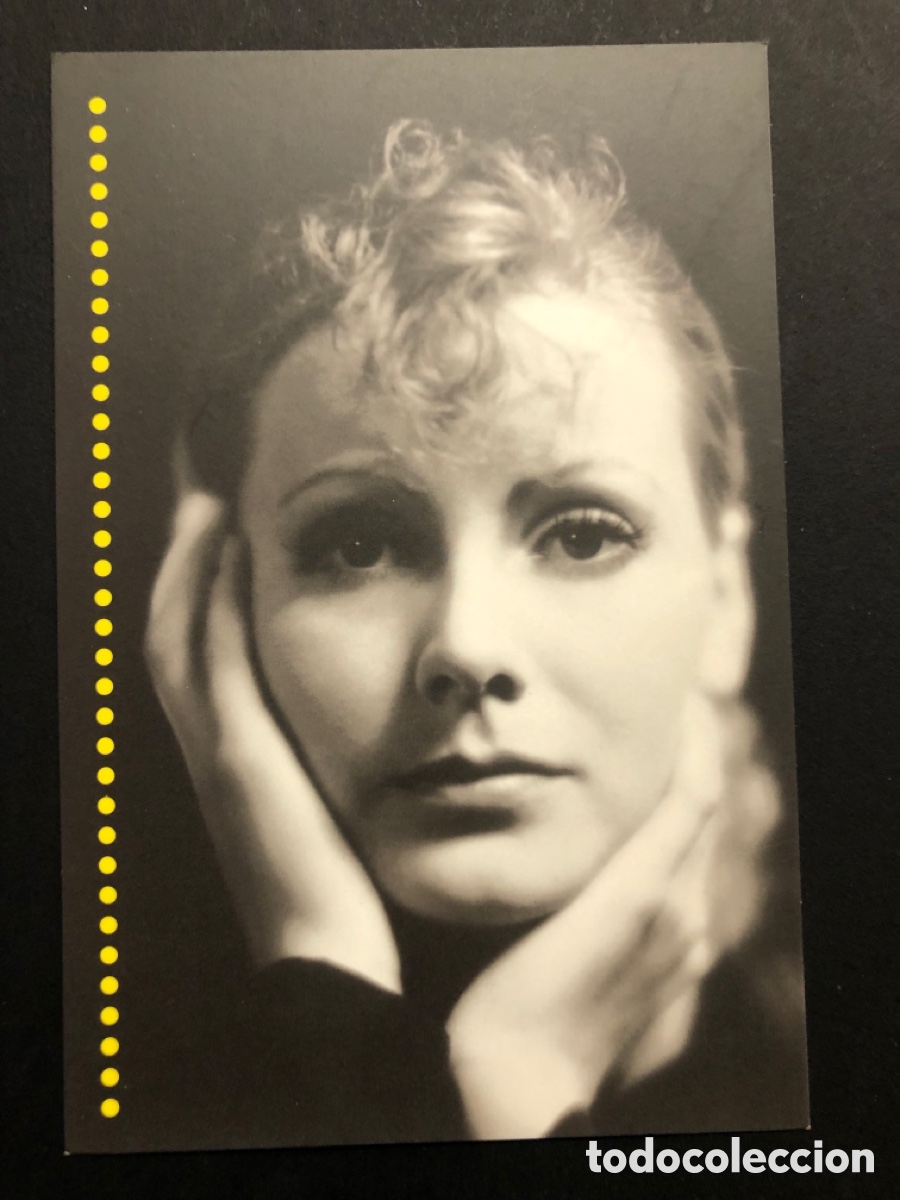 Cine: Tarjeta postal exposicion un siglo de cine torrente valencia 2007 Greta Garbo