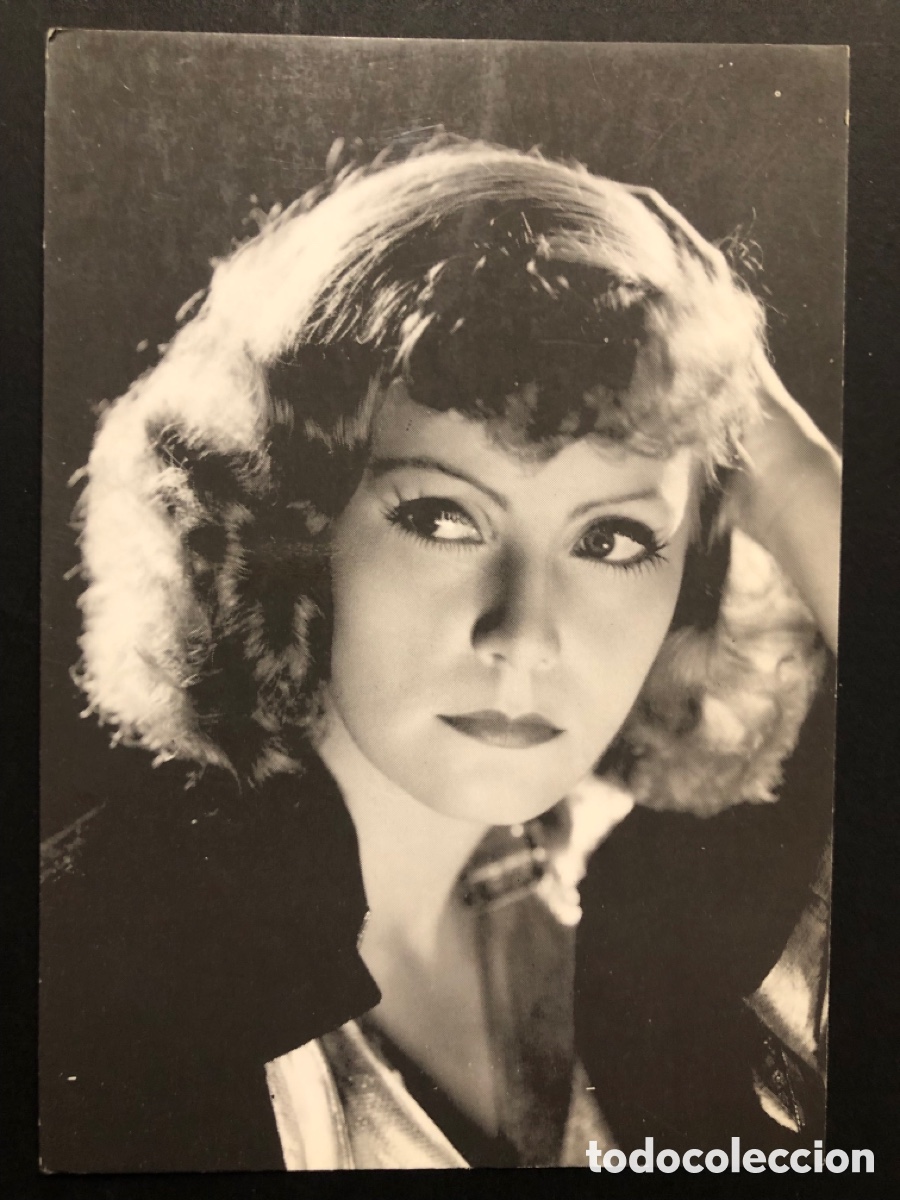 Cine: Tarjeta postal Greta garbo