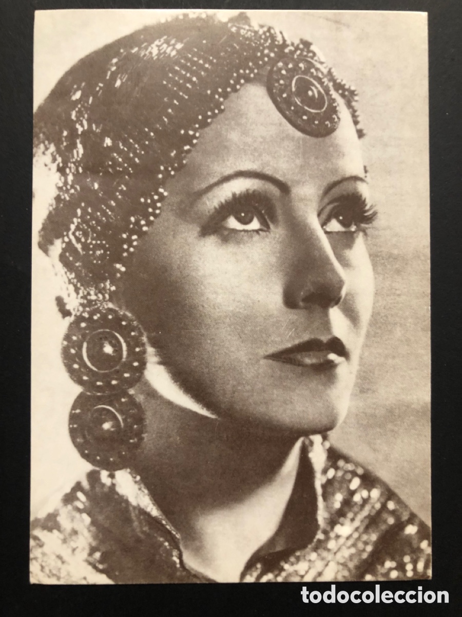 Cine: Tarjeta postal Greta garbo