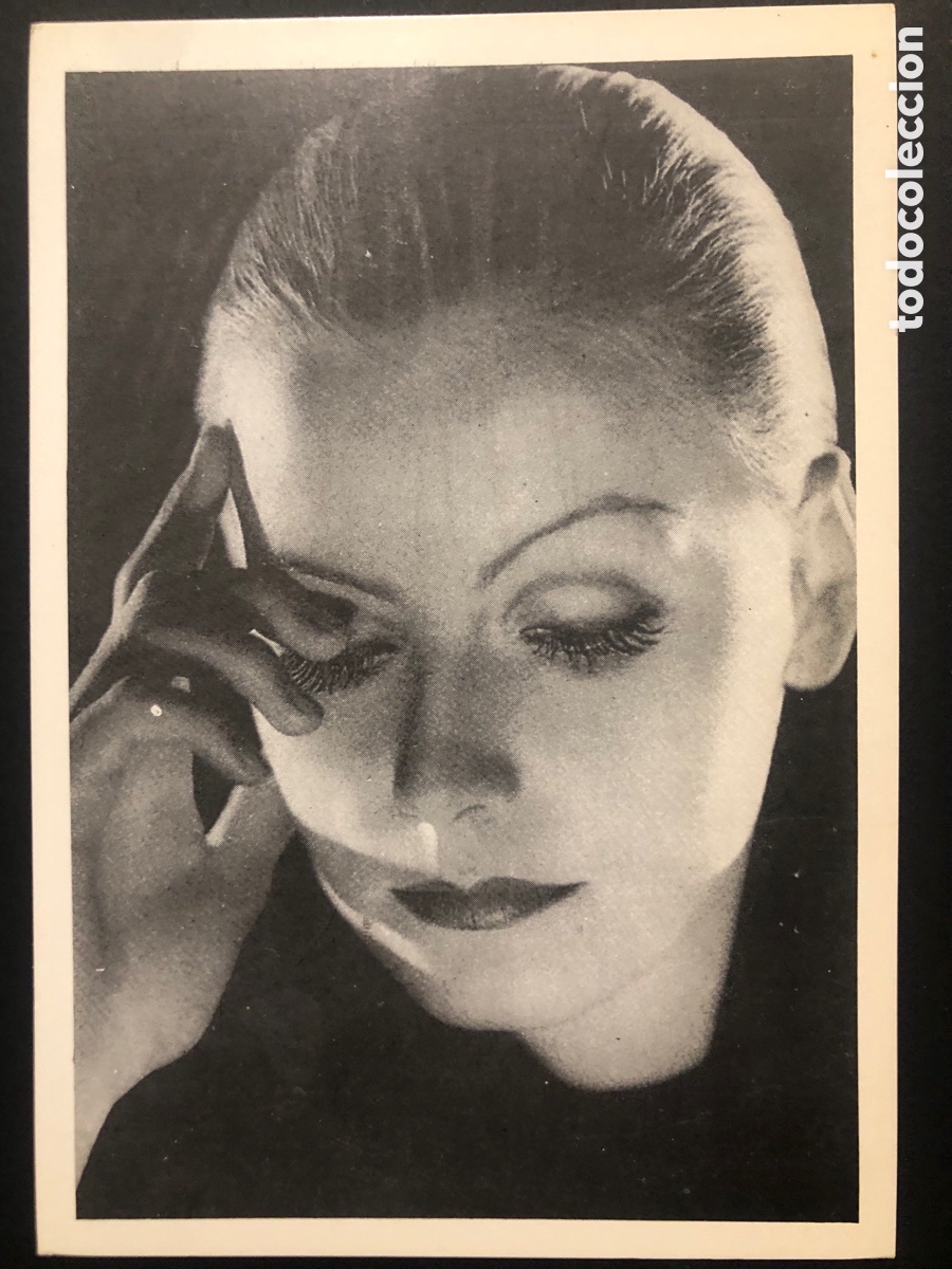 Cine: Tarjeta postal Greta garbo