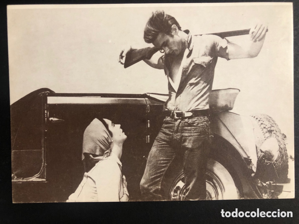 Cine: Tarjeta postal james dean y elizabeth taylor
