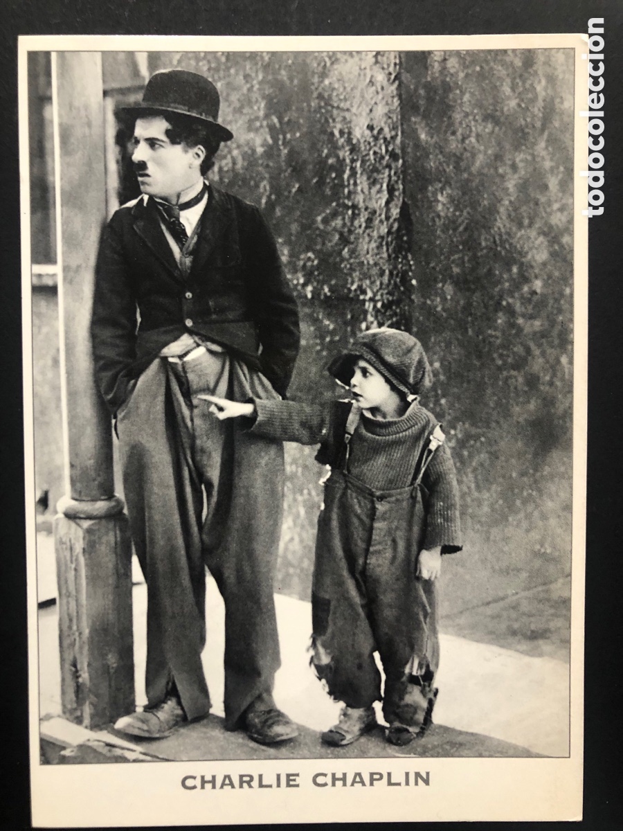 Cine: Tarjeta postal charles Chaplin
