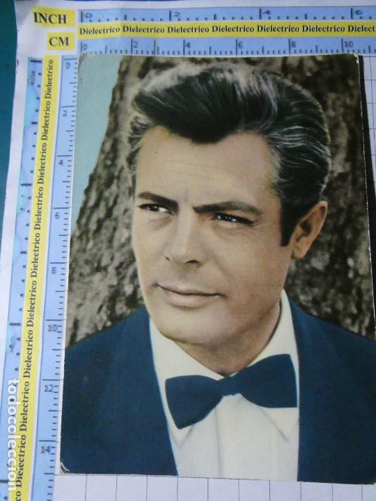 Cine: POSTAL DE CINE TV PEL&Iacute;CULAS ACTORES ACTRICES. A&Ntilde;O 1963. ACTOR MARCELLO MASTROIANI. 52