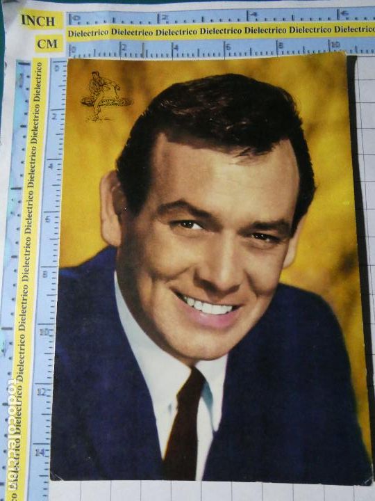 Kino: POSTAL DE CINE TV PEL&Iacute;CULAS ACTORES ACTRICES. A&Ntilde;O 1965. ACTOR DAVID JANSSEN SERIE FUGITIVO. 72