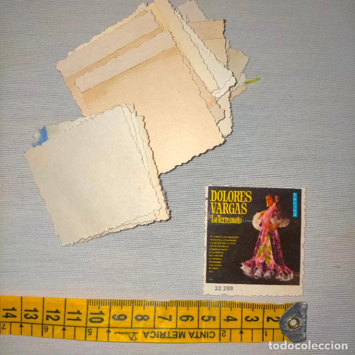 Kino: carton troquelado - musica - cantante grupo - dolores vargas