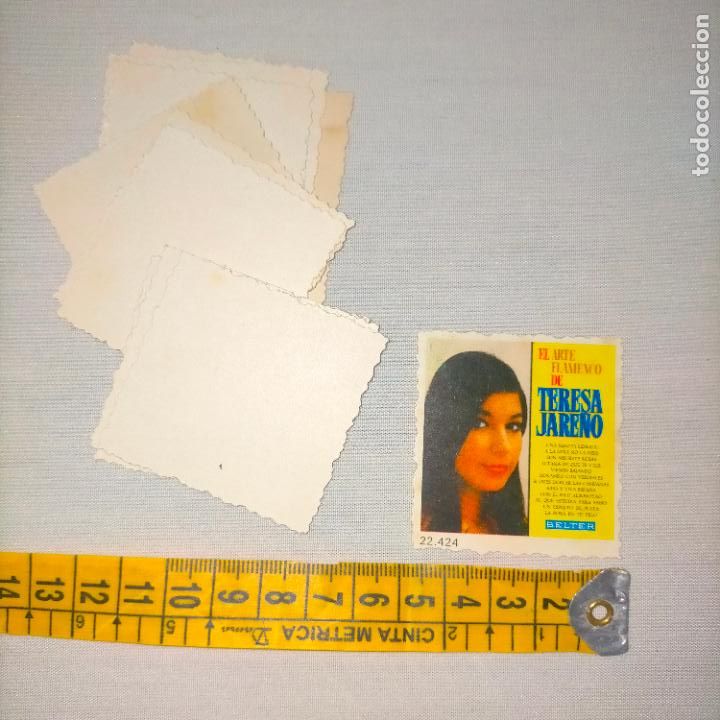 Kino: carton troquelado - musica - &iquest; cromos ? cantante grupo - teresa jare&ntilde;o
