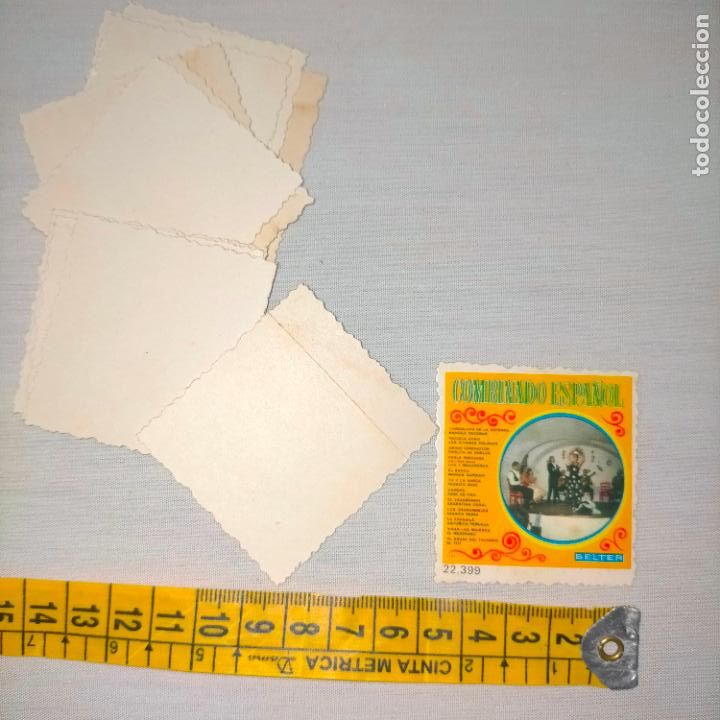 Kino: carton troquelado - musica - &iquest; cromos ? cantante grupo - combinado espa&ntilde;ol flamenco