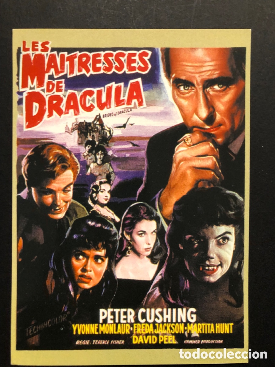 Cine: Tarjeta postal dracula peter cushing