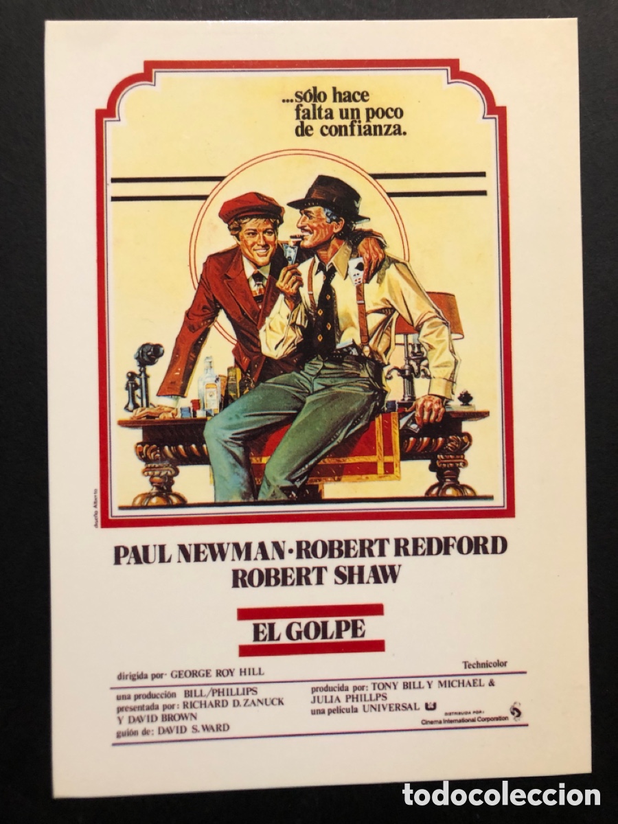 Cine: Tarjeta postal paul newman el golpe