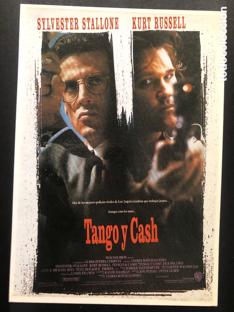 Cine: Tarjeta postal sylvester stallone tango y cash