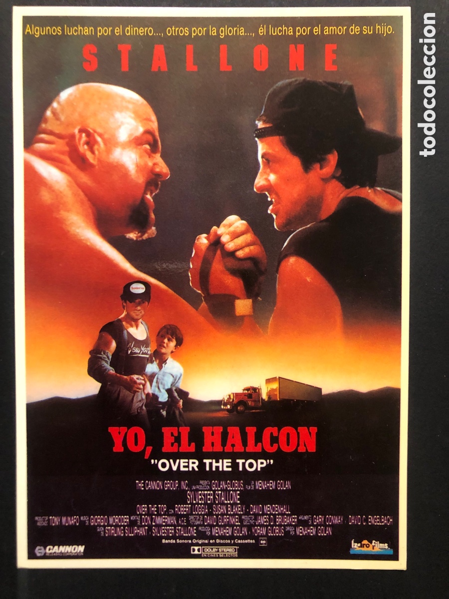 Cine: Tarjeta postal sylvester stallone yo el halc&oacute;n