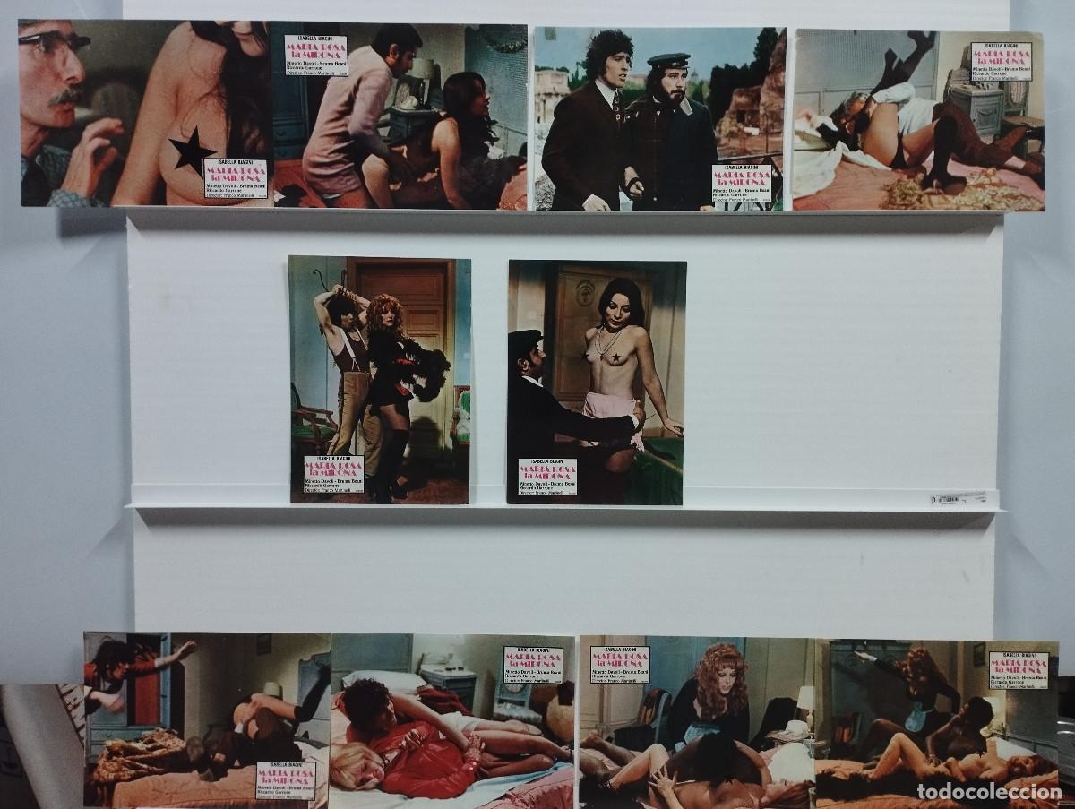 Cinema: MARIA ROSA LA MIRONA Isabella Biagini Ninetto Davoli . 10 FOTOCROMOS