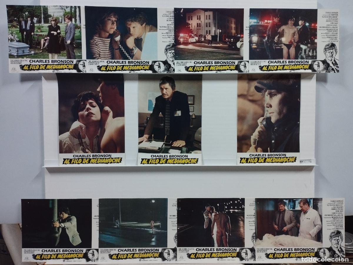 Cinema: Al filo de la medianoche. Charles Bronson, Lisa Eilbacher, Andrew Stevens 11 FOTOCROMOS