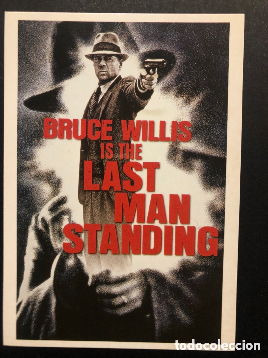 Cine: Tarjeta postal Greta garbo bruce willis el &uacute;ltimo hombre