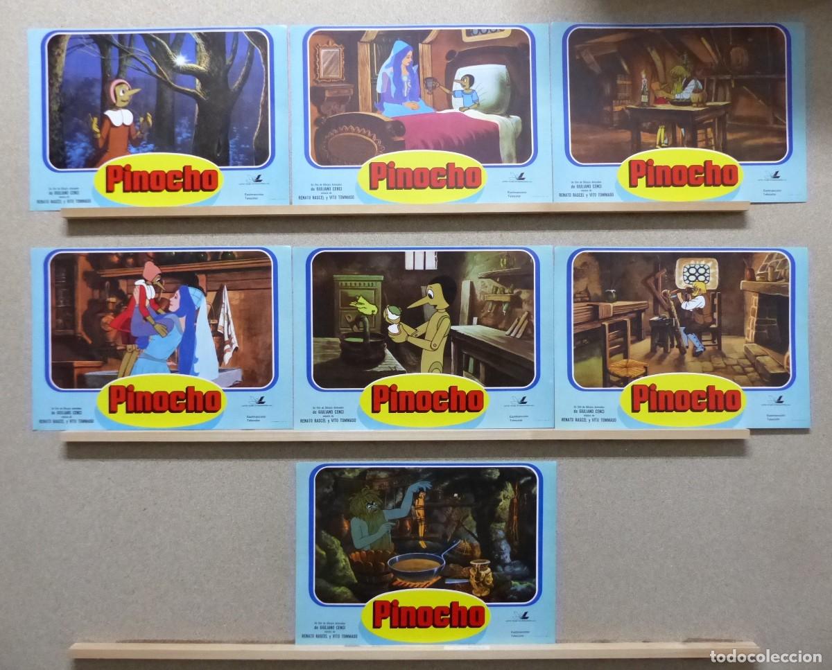 Cine: PINOCHO, GIULIANO CENCI, ANIMACION - SET 7 FOTOCROMOS